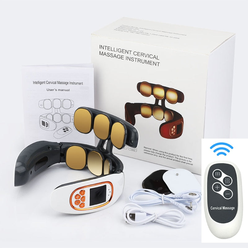 Wireless Magnetic-Pulse Cervical Massager