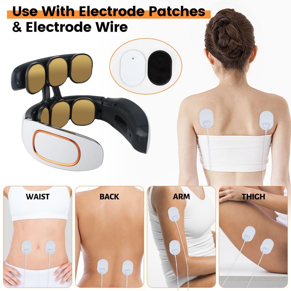Wireless Magnetic-Pulse Cervical Massager